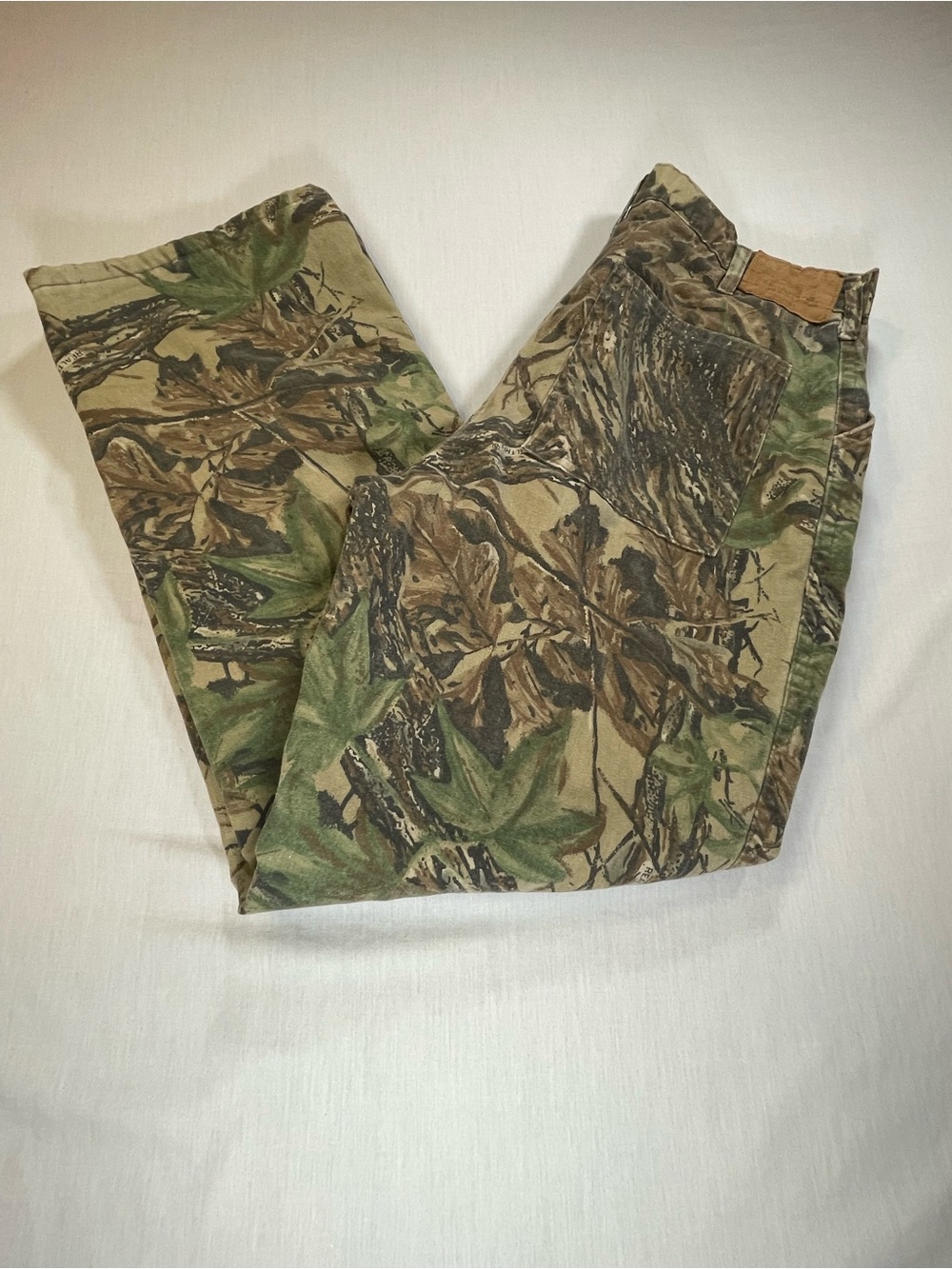 Vintage Duxbak Thinsulate Realtree Camo Hunting Pants Men's 34x30 USA Outdoor